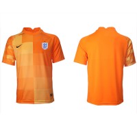 Camisa de Futebol Inglaterra Goleiro Equipamento Secundário Mundo 2022 Manga Curta